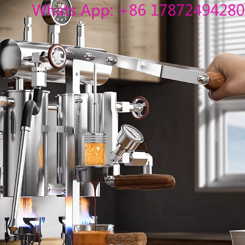 4/4S Hand-pressed coffee machine, household Italian-style variable pressure lever coffee machine, steam milk frother
4/4S Hand-pressed coffee machine, household Italian-style variable pressure lever coffee machine, steam milk frother