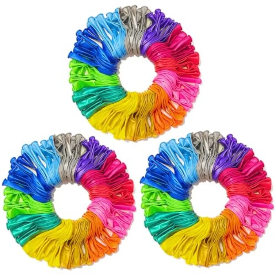 300 PCS Balloons Assorted Colors, 10 Inches Bright Colors Rainbow Latex Balloons for Birthday Party, Wedding, Christmas, Annive
300 PCS Balloons Assorted Colors, 10 Inches Bright Colors Rainbow Latex Balloons for Birthday Party, Wedding, Christmas, Annive