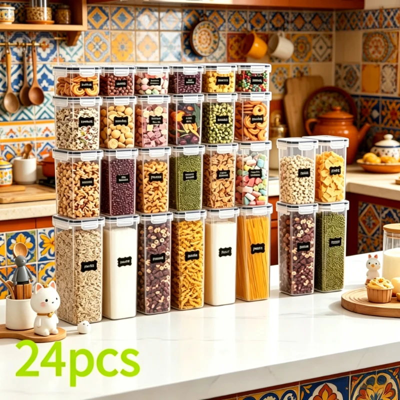 24Pcs Sealed Stackable Organizer Boxes, lightweight space-saving for home cabinet tidying, daily festival
24Pcs Sealed Stackable Organizer Boxes, lightweight space-saving for home cabinet tidying, daily festival