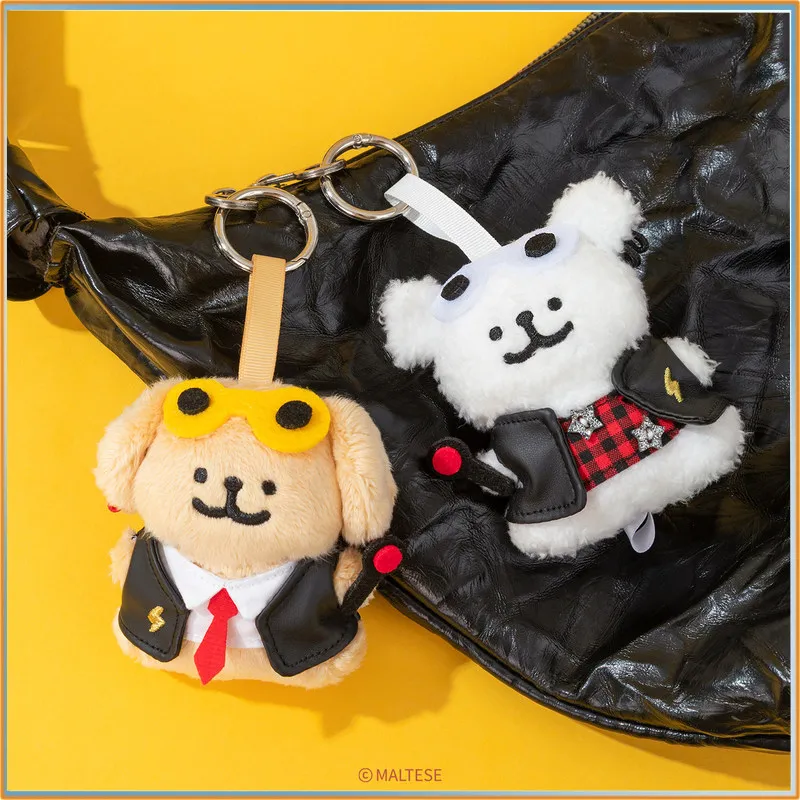 Original Maltese Cool Rock Dog Plush Keychain Pendant Stuffed Doll Soft Toy Bag Decoration Doll Toy Gift For Fans
Original Maltese Cool Rock Dog Plush Keychain Pendant Stuffed Doll Soft Toy Bag Decoration Doll Toy Gift For Fans