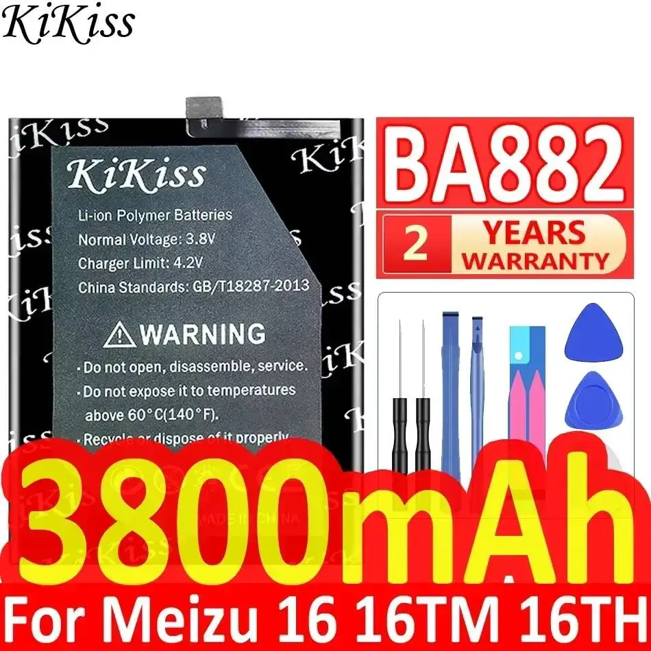 Battery KiKiss For Meizu 16 16TM 16TH Phone BA882 BA 882 High Quality + Tracking Number
Battery KiKiss For Meizu 16 16TM 16TH Phone BA882 BA 882 High Quality + Tracking Number
