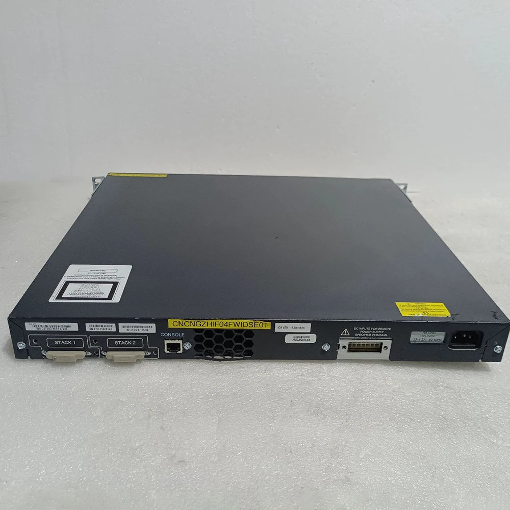 1 шт. для 48-портового гигабитного 4SFP трехслойного переключателя Cisco WS-C3750G-48TS-E
1 шт. для 48-портового гигабитного 4SFP трехслойного переключателя Cisco WS-C3750G-48TS-E