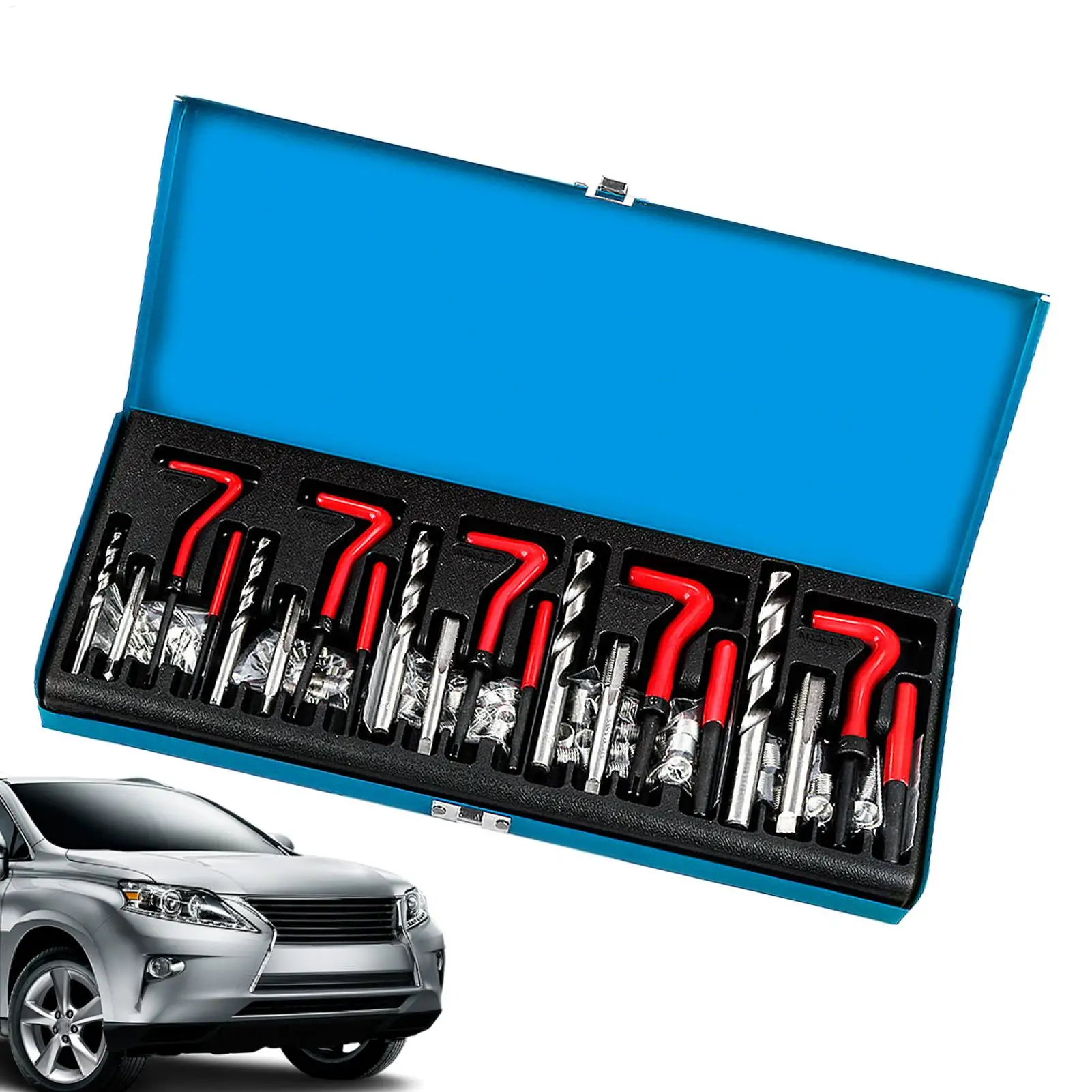 Small Engine Repair Tools Thread Cylinder Gadgets Car Engine Tools Set with Coil Drill Bit Insert for Truck Vehicle Tractor
Small Engine Repair Tools Thread Cylinder Gadgets Car Engine Tools Set with Coil Drill Bit Insert for Truck Vehicle Tractor