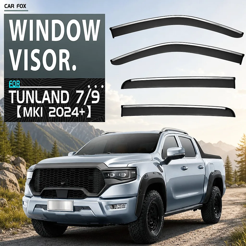 For Foton Tunland 7/9 Pickup 2024+ Car Window Visor Awning Rain Sun Shade Auto Accessories
For Foton Tunland 7/9 Pickup 2024+ Car Window Visor Awning Rain Sun Shade Auto Accessories