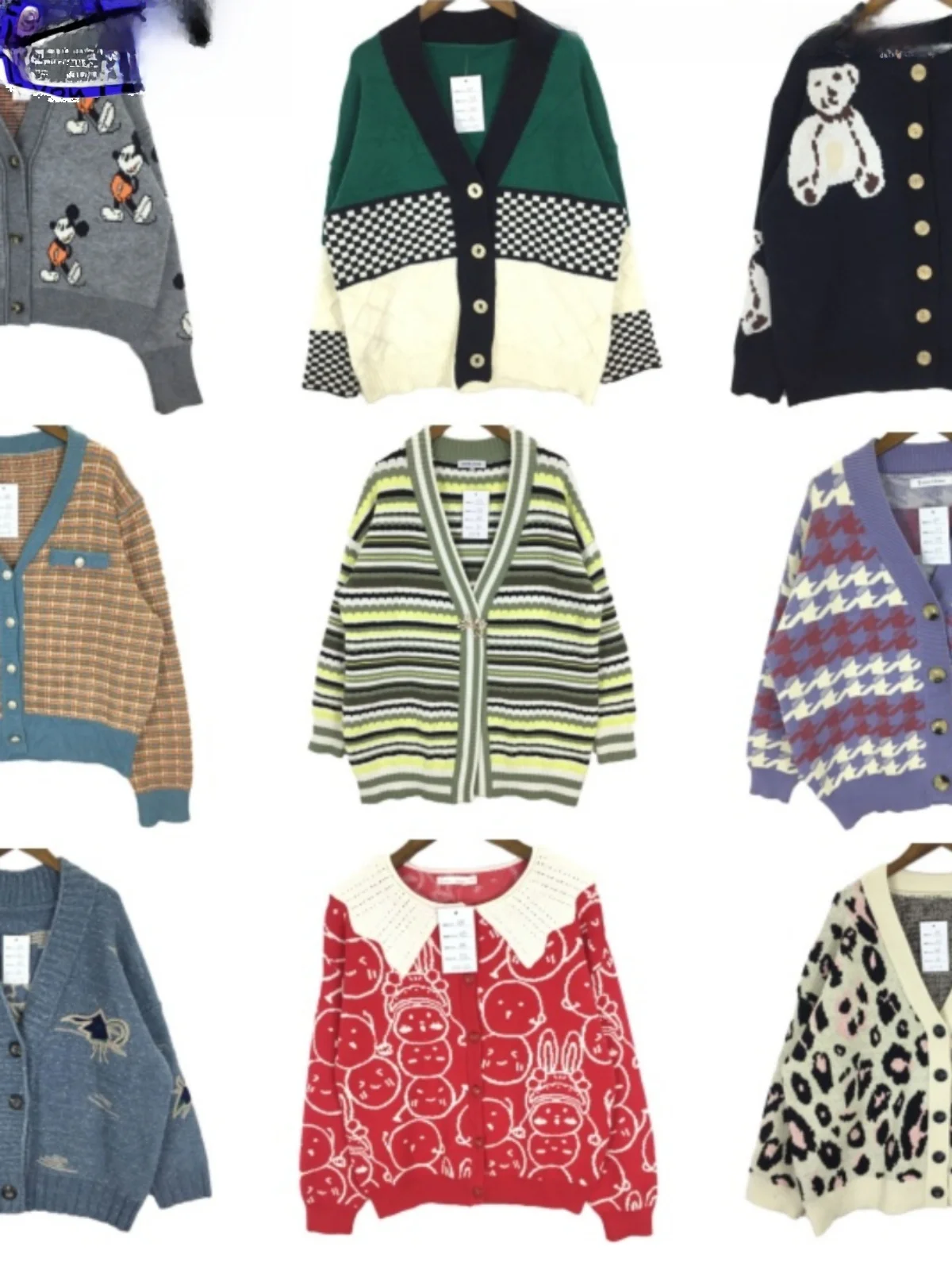 Vintage Oversized Cartoon Embroidered Sweater Woolen Cardigan Cuter Embroidered Winter Outerwear Women's Faion
Vintage Oversized Cartoon Embroidered Sweater Woolen Cardigan Cuter Embroidered Winter Outerwear Women's Faion