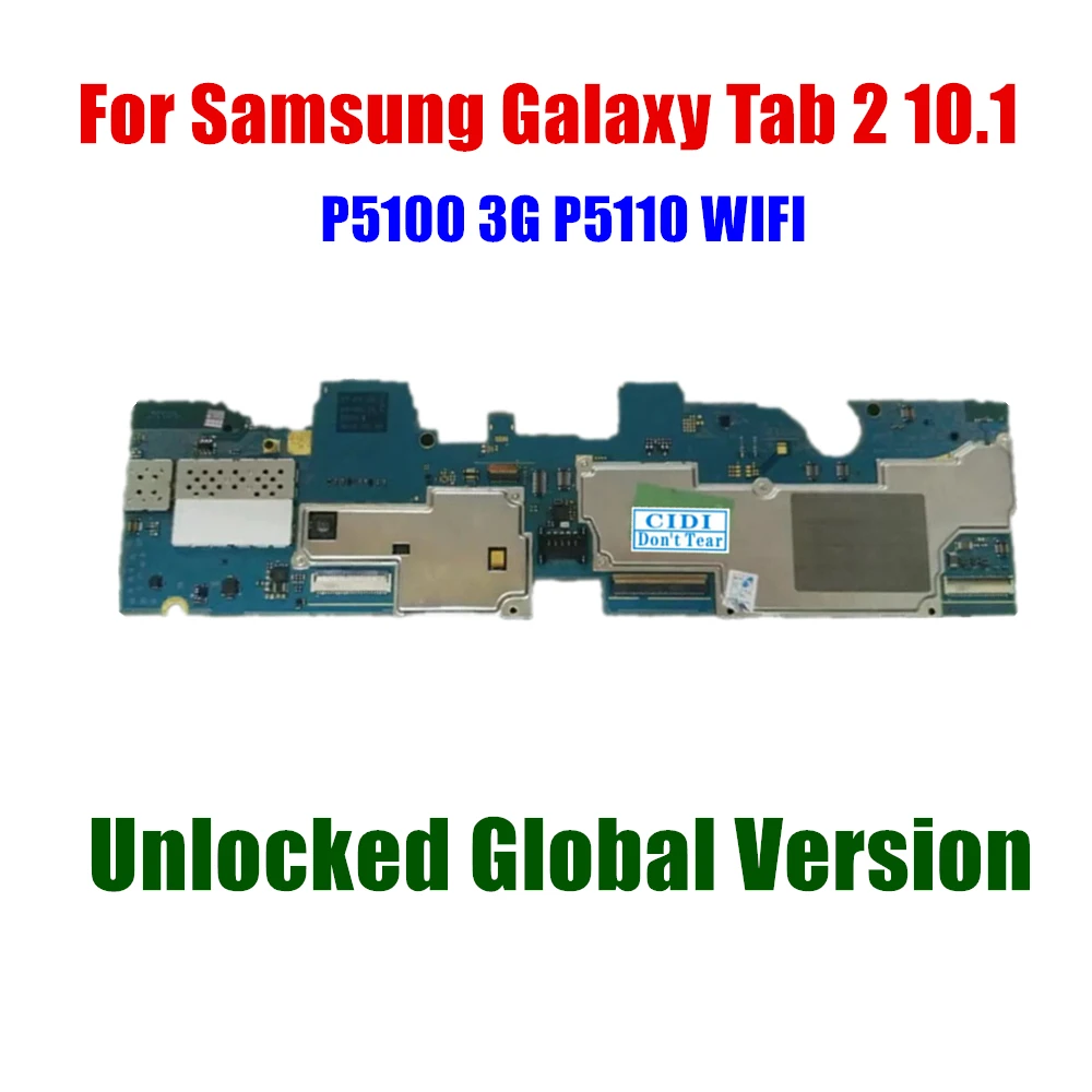 Полная рабочая плата для Samsung Galaxy Tab 2 10,1 P5100 3G и Wi-Fi разблокированная материнская плата
Полная рабочая плата для Samsung Galaxy Tab 2 10,1 P5100 3G и Wi-Fi разблокированная материнская плата