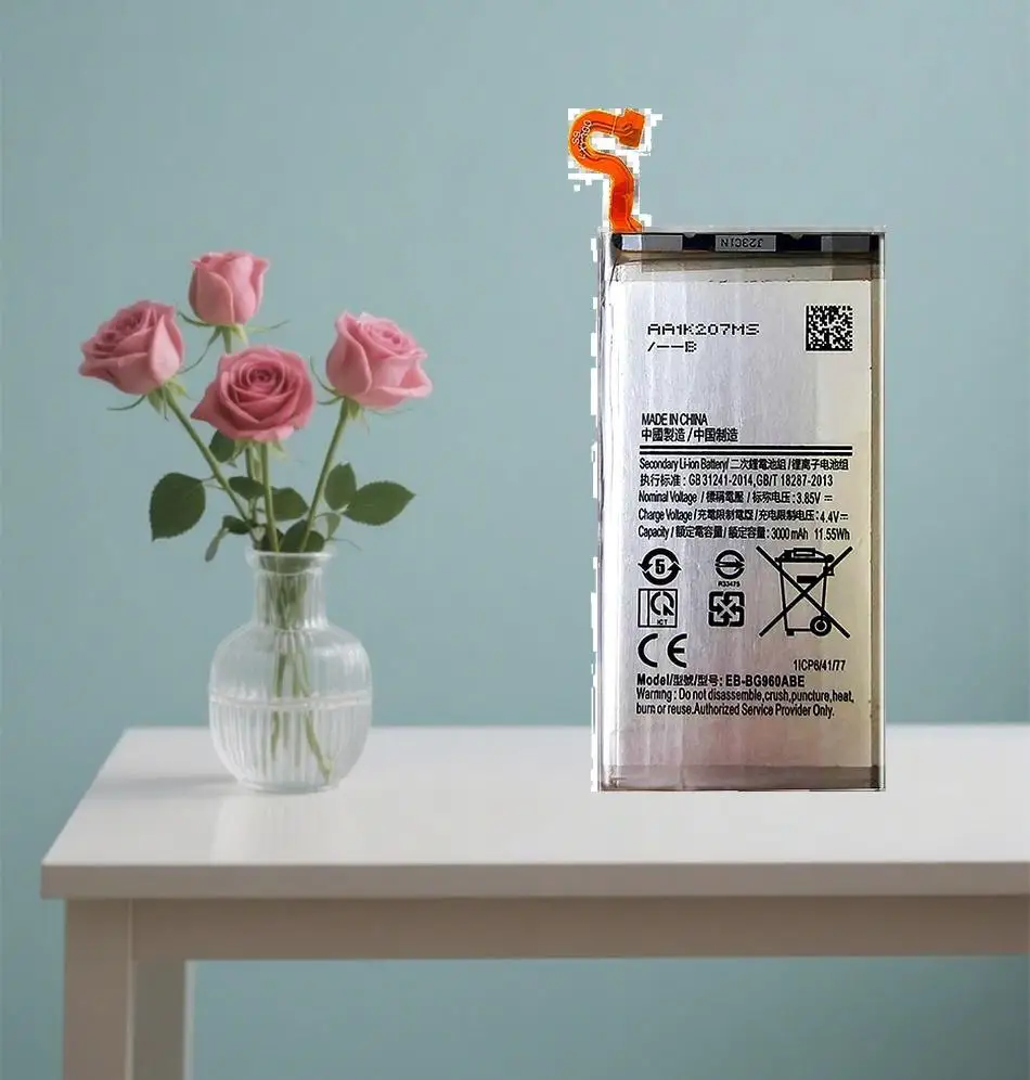 Mobile Phone Battery 3000Mah For Samsung Galaxy S9 G9600 SM-G960F SM-G960 G960F G960 EB-BG960ABE
Mobile Phone Battery 3000Mah For Samsung Galaxy S9 G9600 SM-G960F SM-G960 G960F G960 EB-BG960ABE
