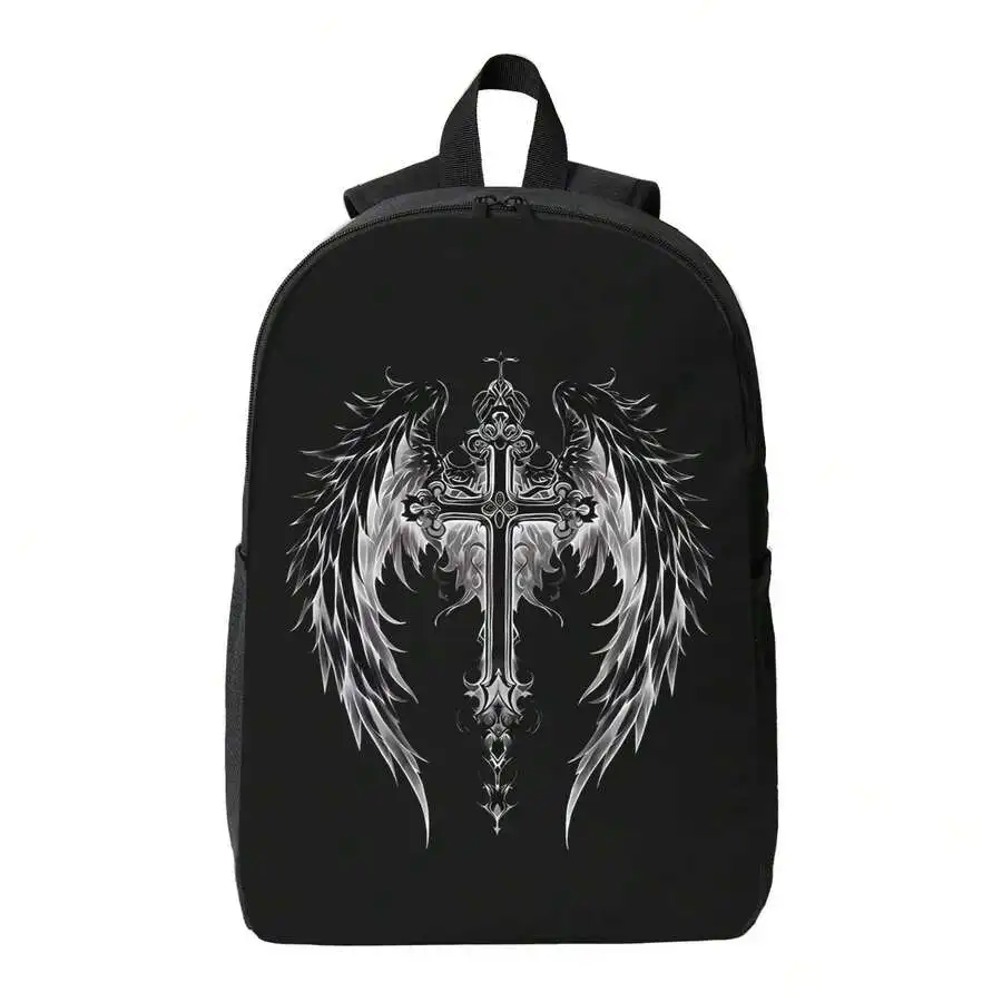 Gothic Angel Wing Cross Print Backpack For Men Casual Street Fashion Daily Use
Gothic Angel Wing Cross Print Backpack For Men Casual Street Fashion Daily Use