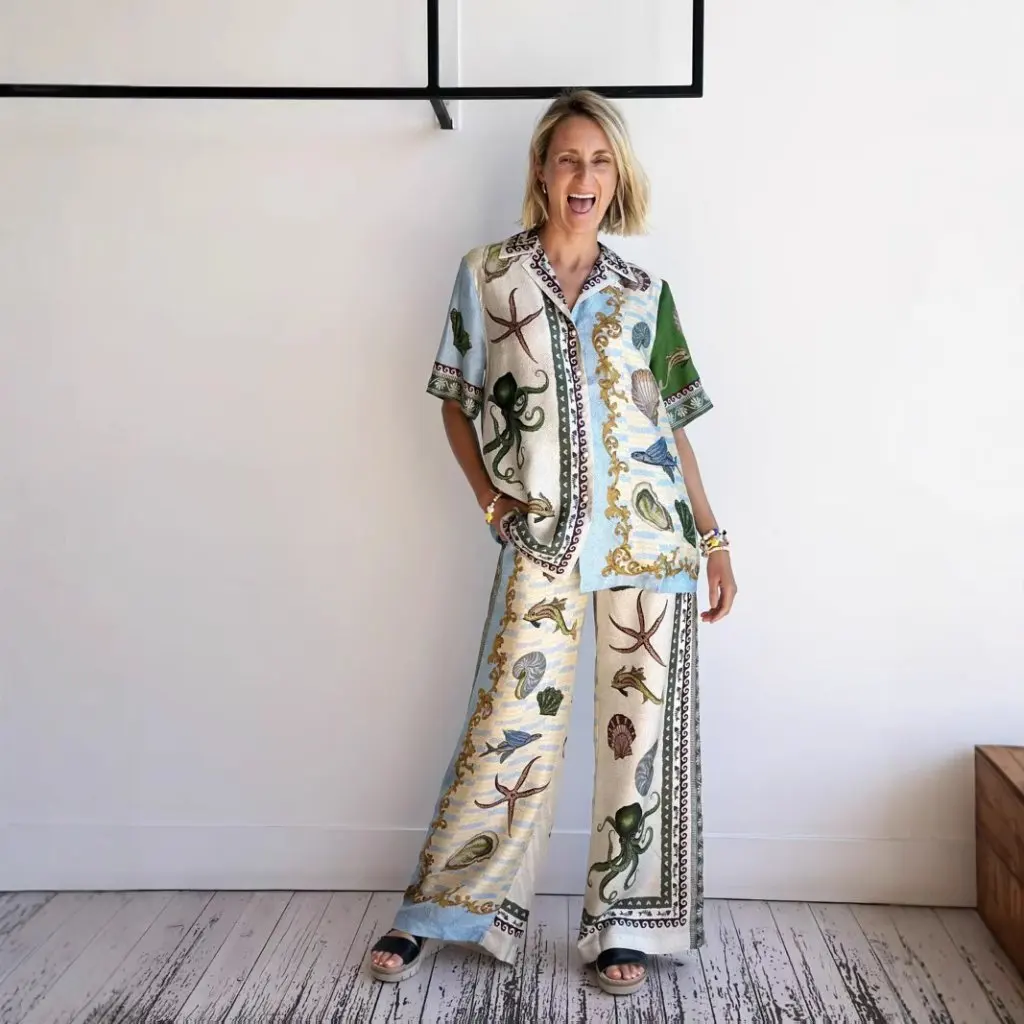 Casual Fashion Joker Linen Shirt Suit European And US Style New Women's Set/Skirt Set
Casual Fashion Joker Linen Shirt Suit European And US Style New Women's Set/Skirt Set