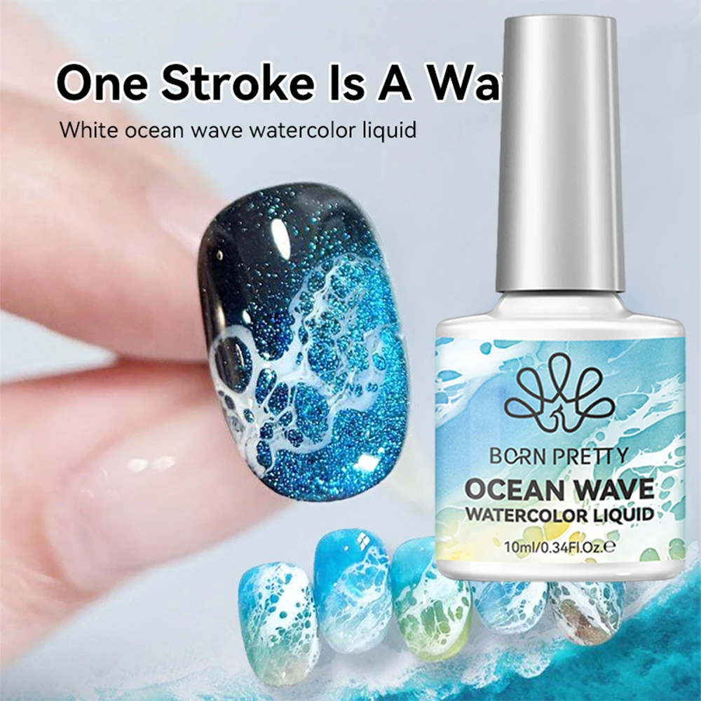 Гель-лак для ногтей 10 мл «Океанская волна» с эффектом акварели, белый, с пузырьками, для маникюра, гель-клей для ногтей, белый кружевной полый гель для дизайна ногтей, лак для маникюра
Гель-лак для ногтей 10 мл «Океанская волна» с эффектом акварели, белый, с пузырьками, для маникюра, гель-клей для ногтей, белый кружевной полый гель для дизайна ногтей, лак для маникюра