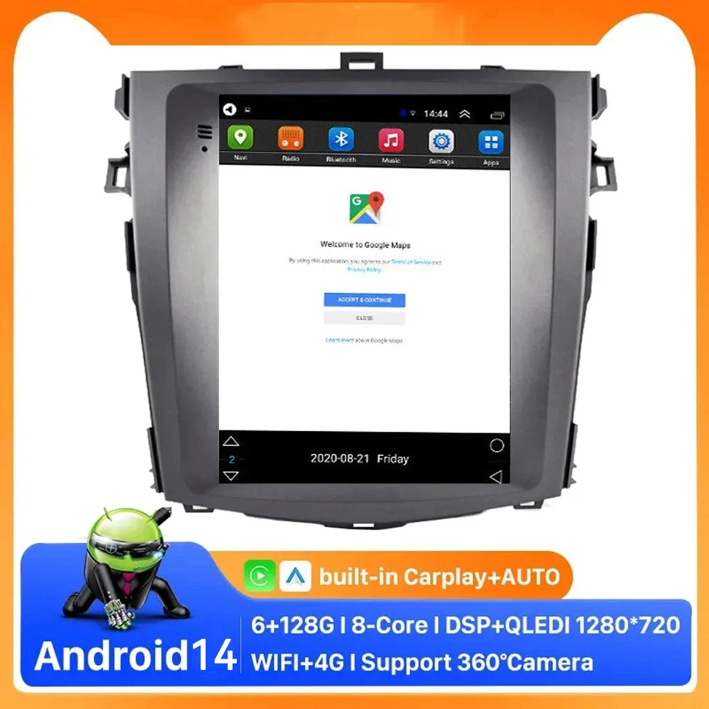 4G+WIFI Android 14 Car Radio For Toyota CorollaE140/150 2006 - 2013 Multimedia Video Player Navigation GPS Carplay Split Screen
4G+WIFI Android 14 Car Radio For Toyota CorollaE140/150 2006 - 2013 Multimedia Video Player Navigation GPS Carplay Split Screen