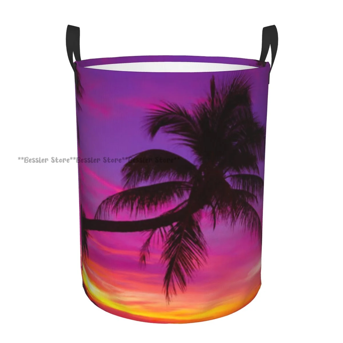Palm Tree Silhouette At Sunset On Tropical Beach Waterproof Storage Bag Household Dirty Laundry Basket Folding Clothes Organizer
Palm Tree Silhouette At Sunset On Tropical Beach Waterproof Storage Bag Household Dirty Laundry Basket Folding Clothes Organizer