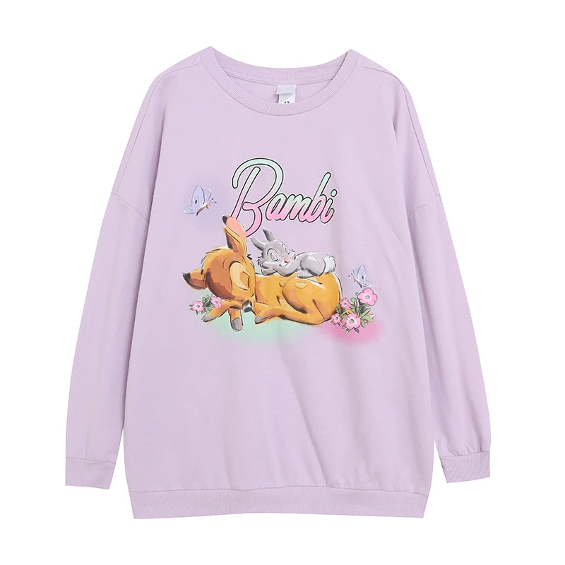 Cute Sweet Casual Anti-Aging Cartoon Anime Print round Neck Fleece Lined Sweatshirt Loose Slimming Women's Fashion
Cute Sweet Casual Anti-Aging Cartoon Anime Print round Neck Fleece Lined Sweatshirt Loose Slimming Women's Fashion