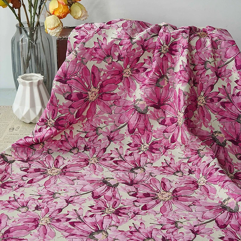 1M Heavy Industry Color Flower Jacquard Cotton Fabric for Sewing Dress Fashion Cloting Bags DIY Cloth Patchwork Home Textiles
1M Heavy Industry Color Flower Jacquard Cotton Fabric for Sewing Dress Fashion Cloting Bags DIY Cloth Patchwork Home Textiles