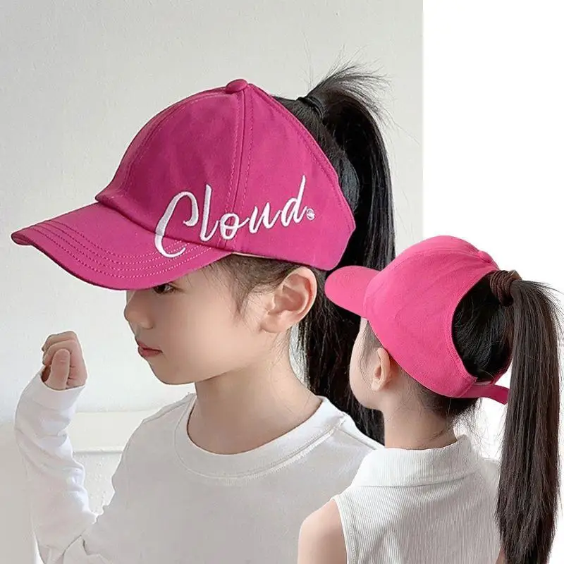 Pink White Children Sun Hat High Ponytail Kids Sun Hats Sweet Baby Girl Baseball Caps Adjustable Outdoor Travel Sunscreen Caps
Pink White Children Sun Hat High Ponytail Kids Sun Hats Sweet Baby Girl Baseball Caps Adjustable Outdoor Travel Sunscreen Caps