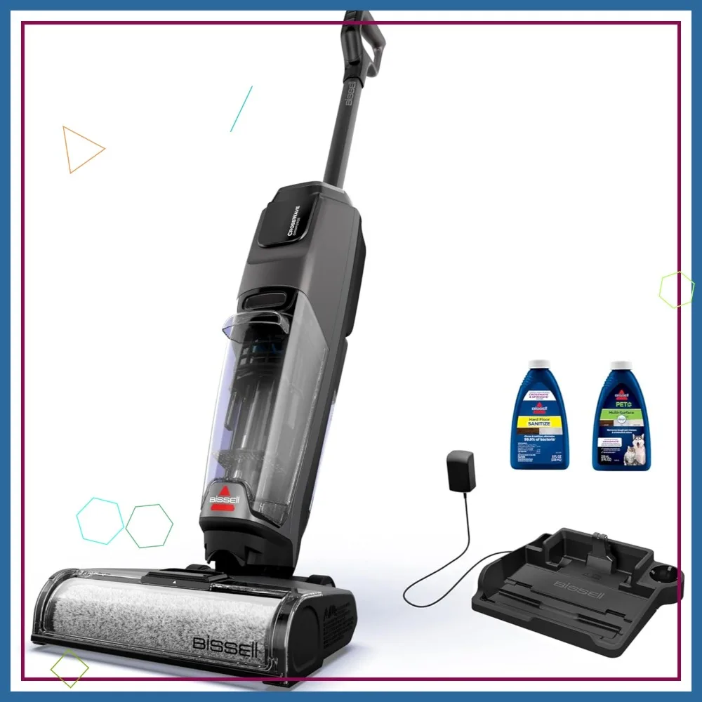 Cordless Multi-Surface Hard Floor Cleaner and Mop, Wet Dry Vacuum with Dedicated Dry Vacuum Mode for Efficient Cleaning
Cordless Multi-Surface Hard Floor Cleaner and Mop, Wet Dry Vacuum with Dedicated Dry Vacuum Mode for Efficient Cleaning