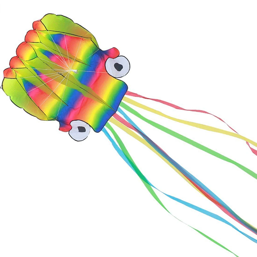 Soft Octopus Kite 5M Lightweight Portable Kids Toy Rainbow Color Inflatable Design Grassland Flying
Soft Octopus Kite 5M Lightweight Portable Kids Toy Rainbow Color Inflatable Design Grassland Flying