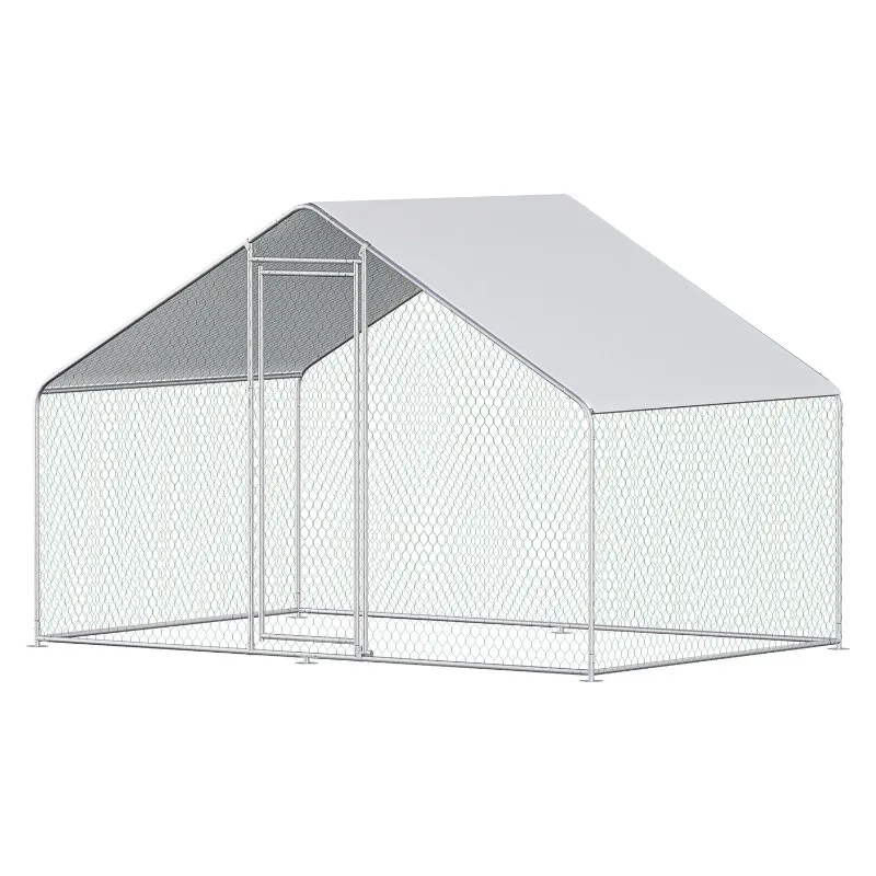 Outdoor breeding chicken coop galvanized steel pipe tip 2 * 3 * 2m rain and sun protection removable metal chicken coop
Outdoor breeding chicken coop galvanized steel pipe tip 2 * 3 * 2m rain and sun protection removable metal chicken coop