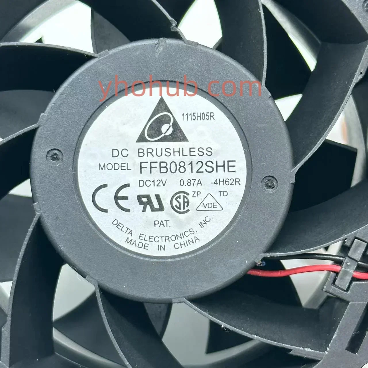 Delta Electronics FFB0812SHE DC 12 В 0,87 А 80x80x38 мм Вентилятор охлаждения сервера
Delta Electronics FFB0812SHE DC 12 В 0,87 А 80x80x38 мм Вентилятор охлаждения сервера