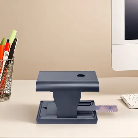 Slides and Negatives Film Scanner with LED Backlight Slide Film Viewer Scanner Support Editing & Sharing for Old Film To JPEG