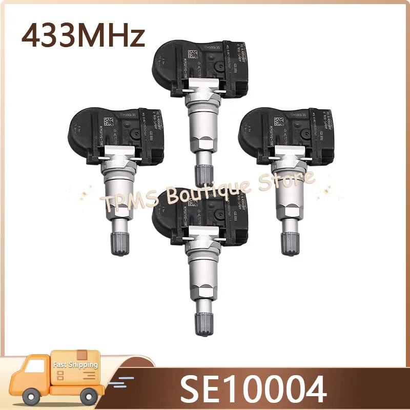 4pcs 433MHz SE10004 TPMS Sensor Car Tire Sensors System For Chrysler 300 Sebring Jeep Liberty Wrangler Volvo S40 V70 Ram 1500
4pcs 433MHz SE10004 TPMS Sensor Car Tire Sensors System For Chrysler 300 Sebring Jeep Liberty Wrangler Volvo S40 V70 Ram 1500