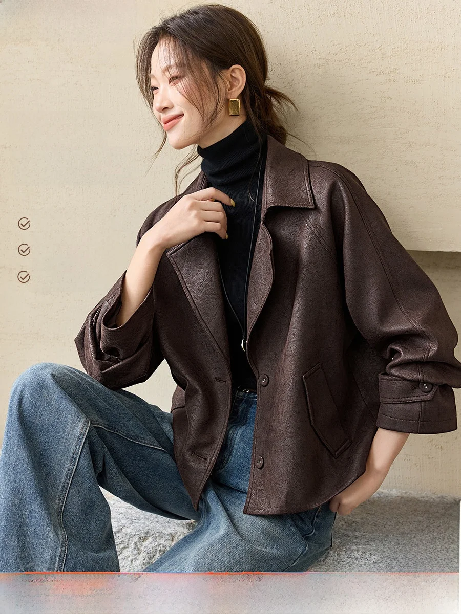 Женское пальто Mehai из замши с отложным воротником, имитация меха, осенняя коллекция 2025, для повседневной носки
Женское пальто Mehai из замши с отложным воротником, имитация меха, осенняя коллекция 2025, для повседневной носки