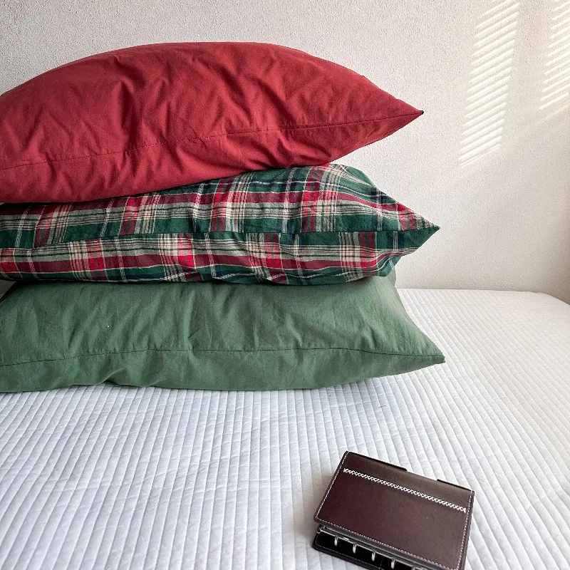 insTrendy Item Pure Cotton Pillowcase Plaid Solid Color Matching Envelope Style Pillowcase48*74Single Pillow Core Inner Liner Co
insTrendy Item Pure Cotton Pillowcase Plaid Solid Color Matching Envelope Style Pillowcase48*74Single Pillow Core Inner Liner Co