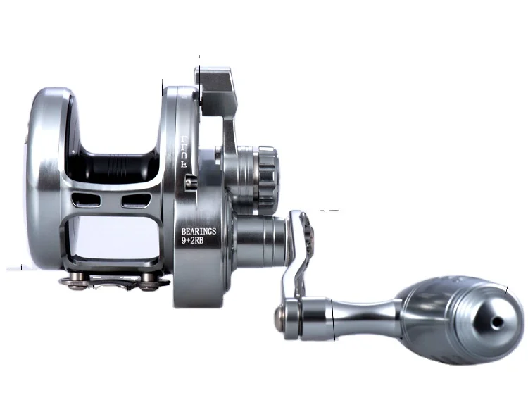 Trolling Reel Max Drag 40kg Boat Fishing Reel 6.3: 1 High Speed Ratio 9+2BB Jigging Anticorrosive Stainless Steel Bearing Metal
Trolling Reel Max Drag 40kg Boat Fishing Reel 6.3: 1 High Speed Ratio 9+2BB Jigging Anticorrosive Stainless Steel Bearing Metal