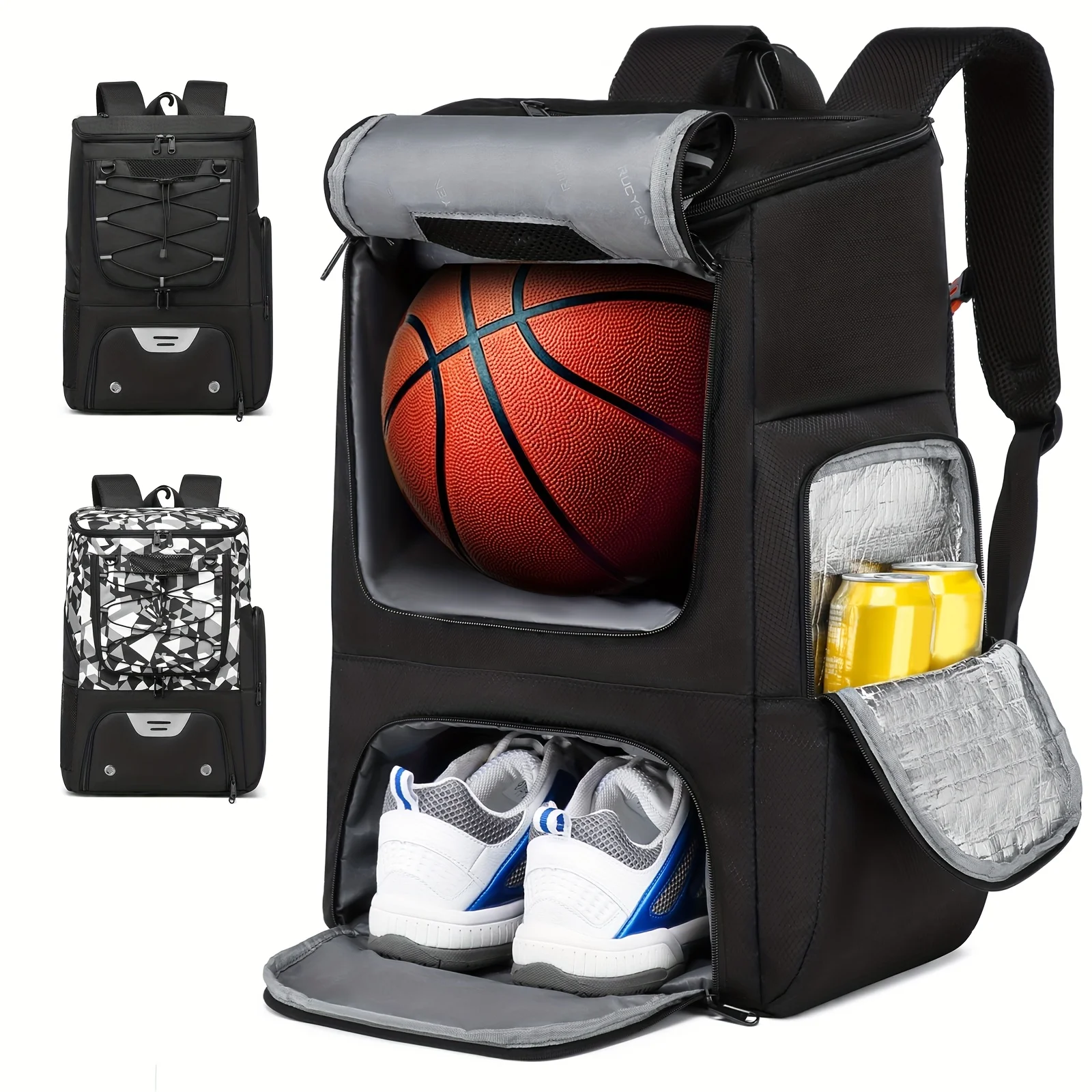 Men Basketball Training Backpack Outdoor Football Storage Bag With Separate Ball Holder & Shoes Multi Functional Sports Knapsack
Men Basketball Training Backpack Outdoor Football Storage Bag With Separate Ball Holder & Shoes Multi Functional Sports Knapsack