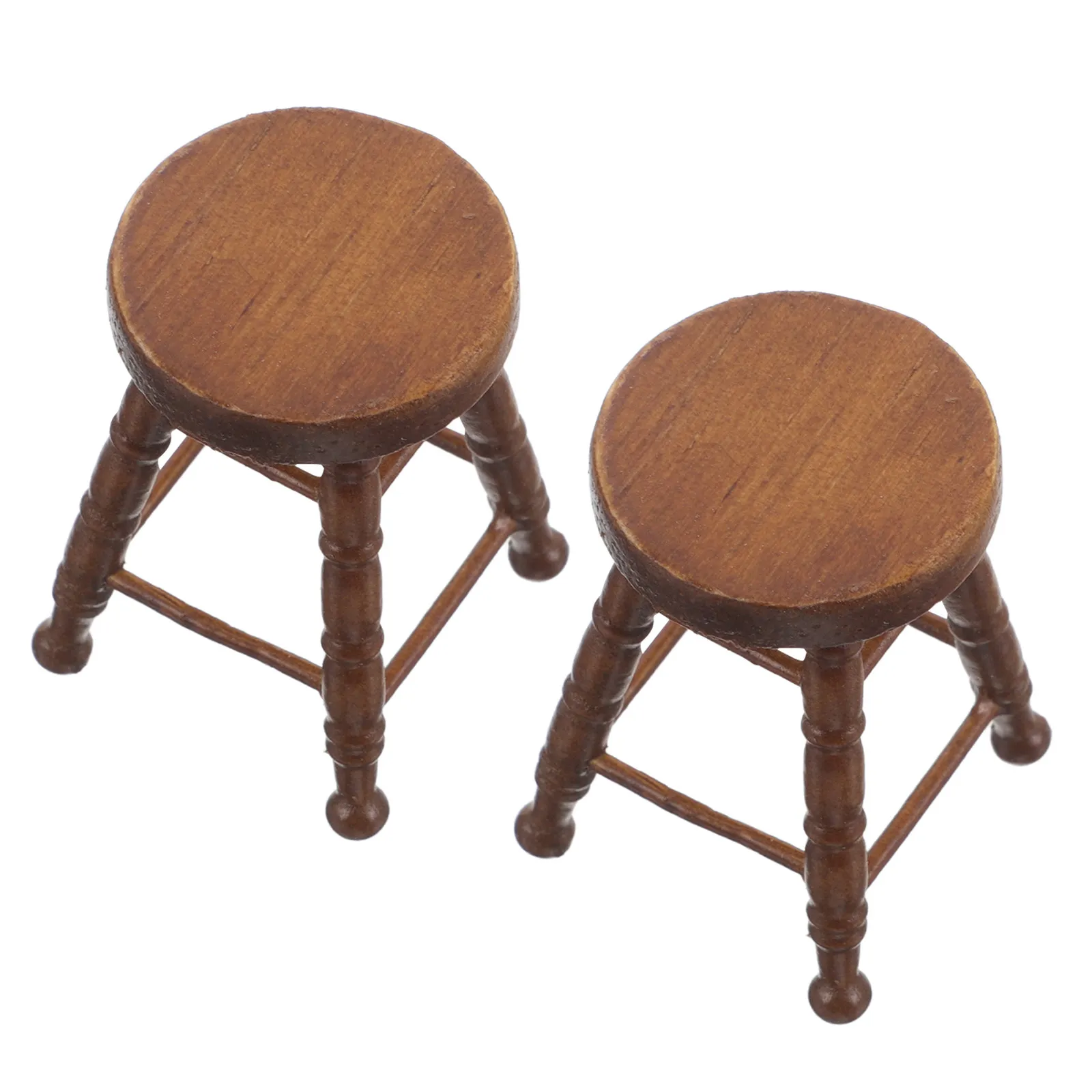 2Pcs Miniature Wooden Stool High Round Stool Ornament for Dollhouse Pretend Play Furniture Prop and DIY Scene Decor
2Pcs Miniature Wooden Stool High Round Stool Ornament for Dollhouse Pretend Play Furniture Prop and DIY Scene Decor