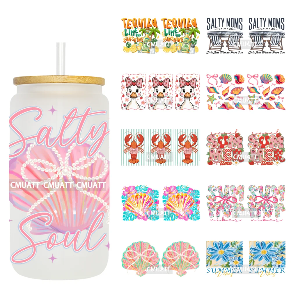 Sweet Summer Time Seashell Clam Summer Salty Vibes UV DTF Stickers Ready to Transfer Cup Wrap Custom Labels For Libbey Glass Can
Sweet Summer Time Seashell Clam Summer Salty Vibes UV DTF Stickers Ready to Transfer Cup Wrap Custom Labels For Libbey Glass Can