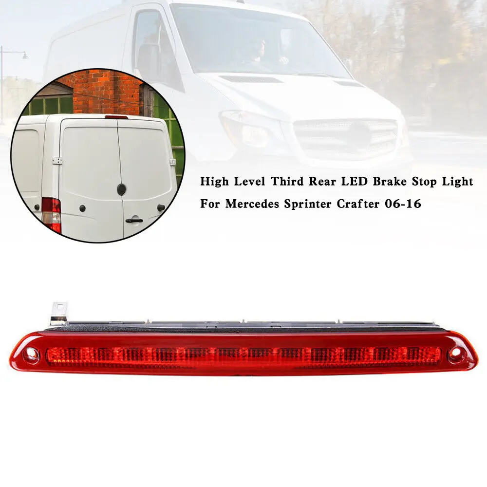 High Level Third Rear LED Brake Stop Light For Mercedes Sprinter Crafter 06 -16
High Level Third Rear LED Brake Stop Light For Mercedes Sprinter Crafter 06 -16