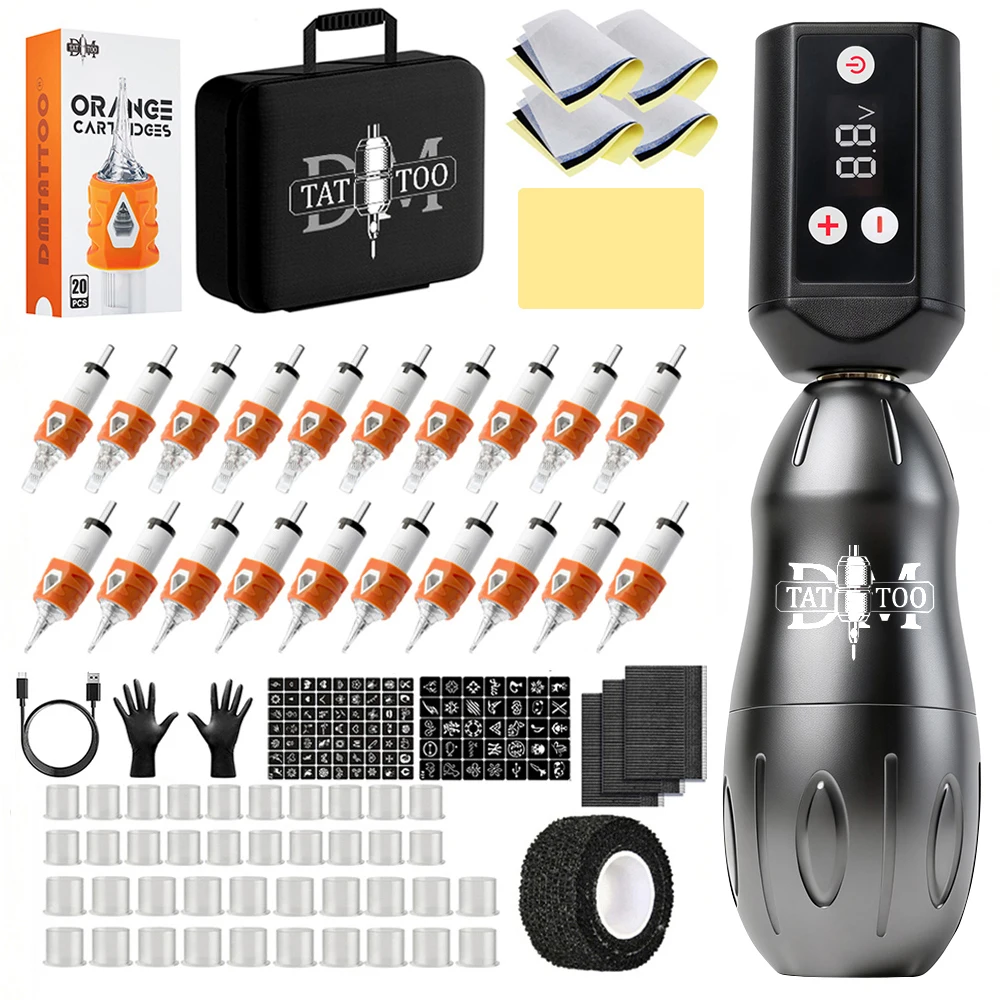 Набор для татуировки DM, новый набор для татуировки с ручкой-машинкой для перманентного макияжа, набор для татуировки с беспроводным блоком питания, набор для татуировки.
Набор для татуировки DM, новый набор для татуировки с ручкой-машинкой для перманентного макияжа, набор для татуировки с беспроводным блоком питания, набор для татуировки.