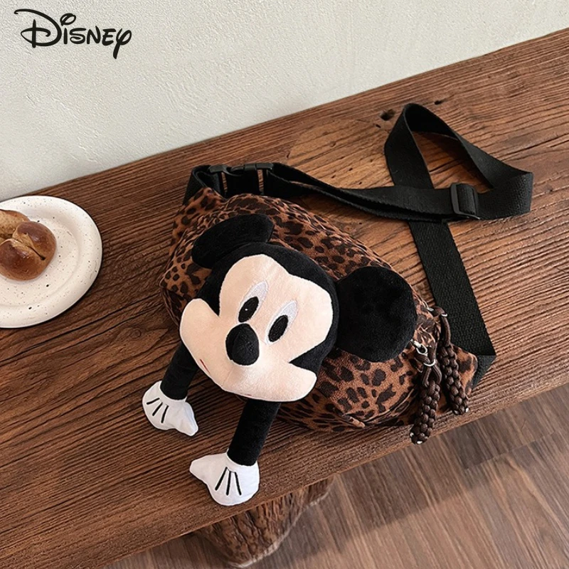 Новая спортивная нагрудная сумка, модная высококачественная бархатная кожаная женская поясная сумка с изображением оленя, универсальная 3D кукольная сумка для хранения телефона с героями мультфильмов