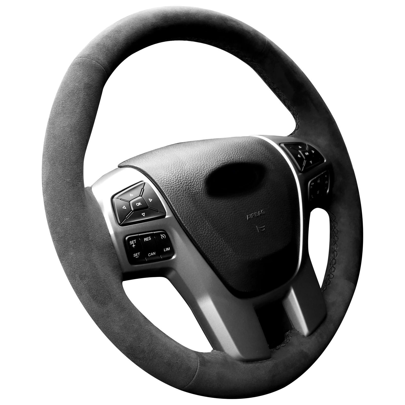 Alfanxi Hand Stitch Alcantara Steering Wheel Cover Compatible with Ford Ranger Lariat XL XLT Everest 2016-2019
Alfanxi Hand Stitch Alcantara Steering Wheel Cover Compatible with Ford Ranger Lariat XL XLT Everest 2016-2019