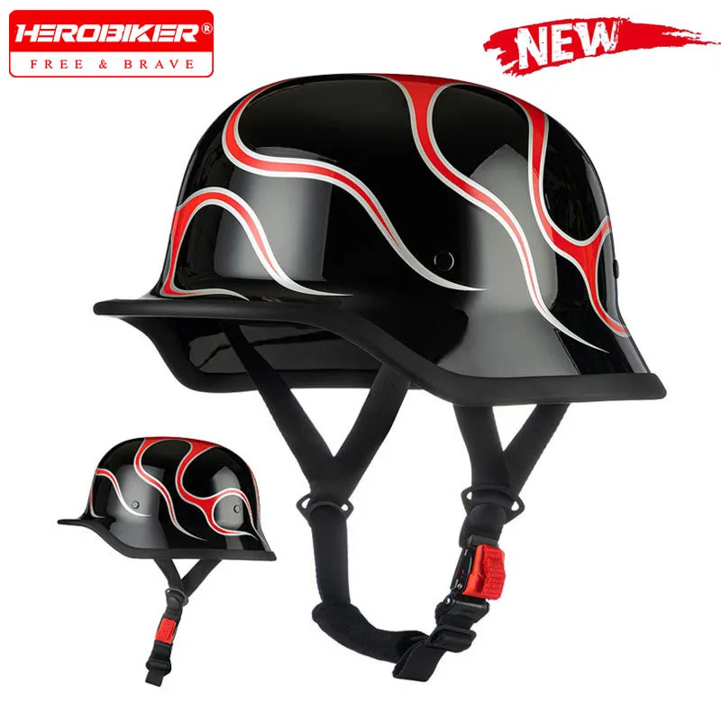 Retro Motorcycle Half Helmet ABS Material Motorbike Helmet Men Women Vintage Moto Half Helmet Equipment
Retro Motorcycle Half Helmet ABS Material Motorbike Helmet Men Women Vintage Moto Half Helmet Equipment