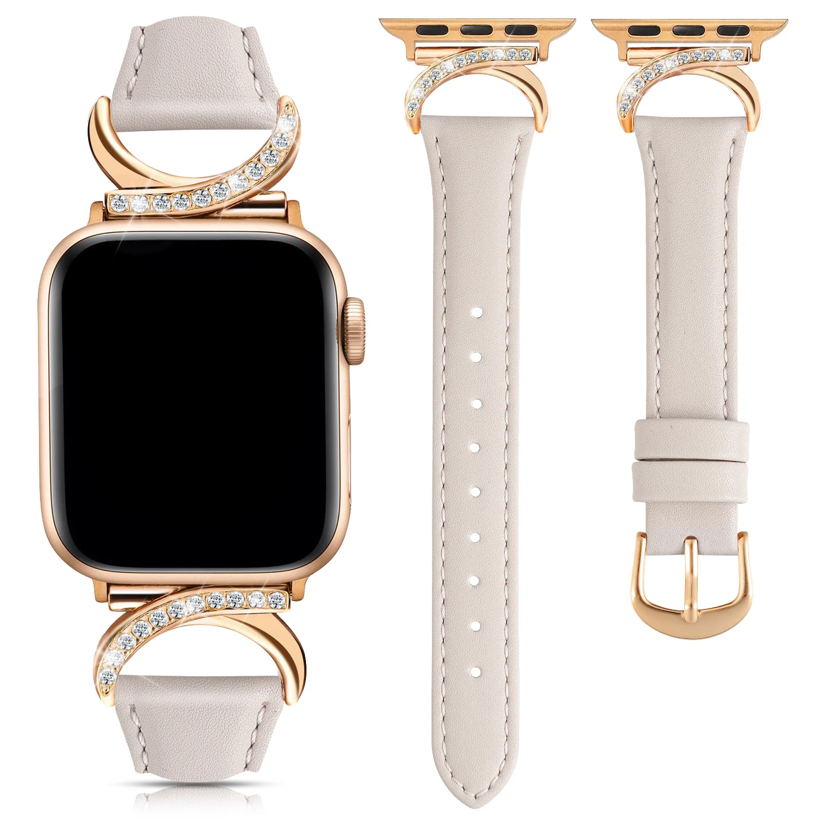Подходит для Apple Watch 11/10/9/8/7/6/5/4, кожаные ремешки с стразами в форме луны, ремешки для iWatch 40/44/41/45/42/46/49 мм.
Подходит для Apple Watch 11/10/9/8/7/6/5/4, кожаные ремешки с стразами в форме луны, ремешки для iWatch 40/44/41/45/42/46/49 мм.