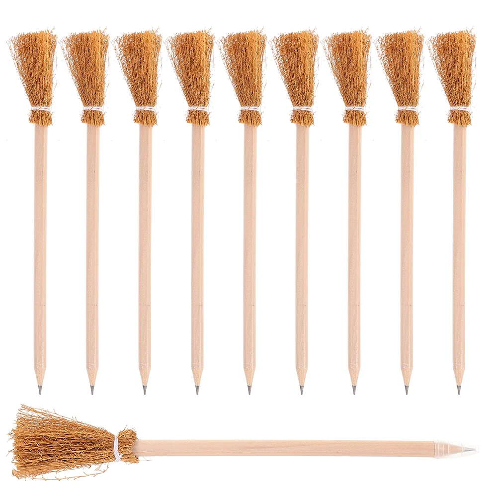 12 Pcs Broom Pencils Writing Tools School Accessories Novelty Pens Halloween Decorations Party Favors Office Supplies
12 Pcs Broom Pencils Writing Tools School Accessories Novelty Pens Halloween Decorations Party Favors Office Supplies