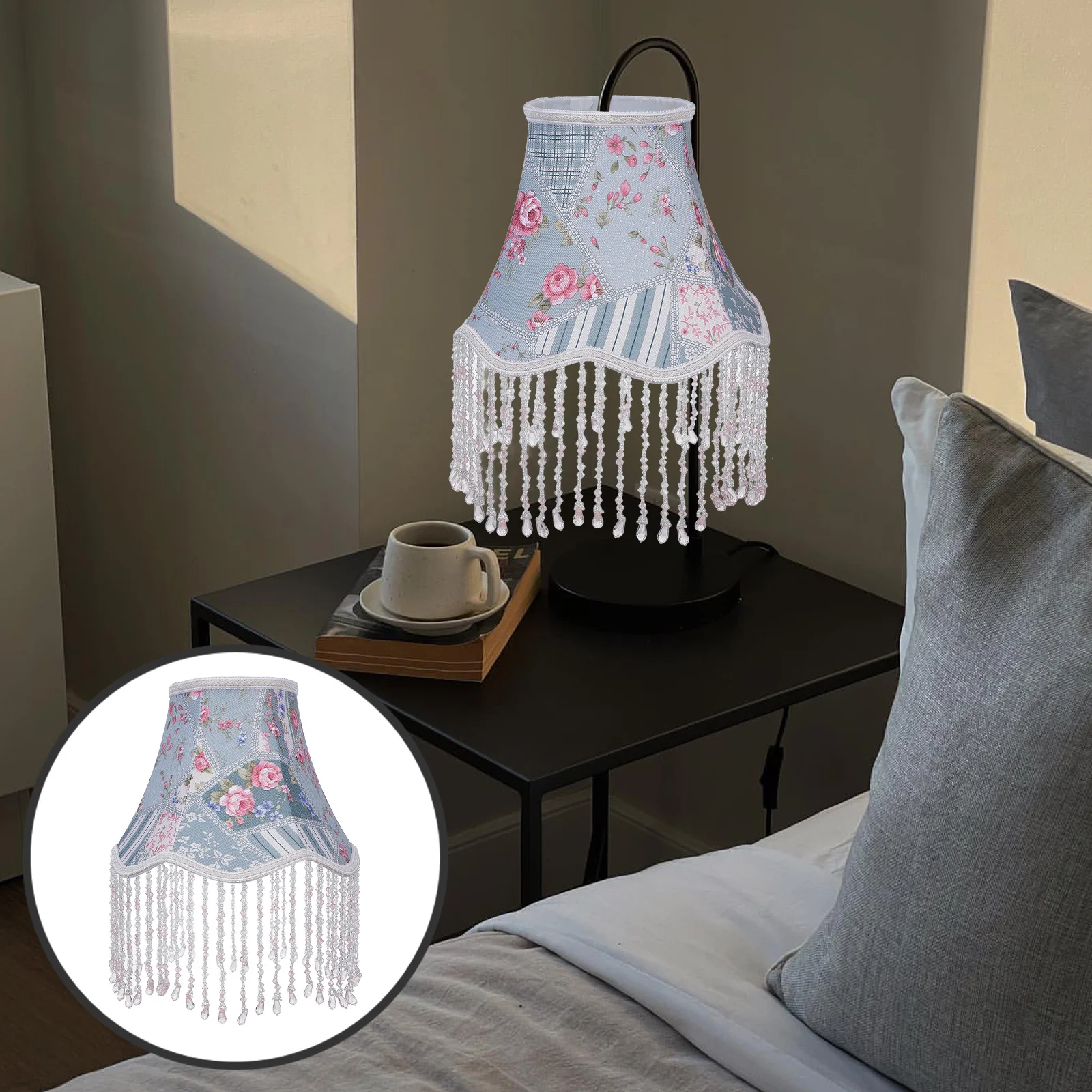 1pc Cloth Lamp Shade European Vintage Design With Crystal Tassel For Desk Bedside Table Floor Lamp Lighting Fixture Home Decor
1pc Cloth Lamp Shade European Vintage Design With Crystal Tassel For Desk Bedside Table Floor Lamp Lighting Fixture Home Decor