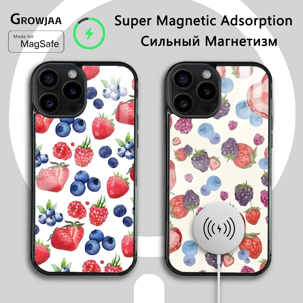 Summer Berries Print Phone Case For iPhone 16 15 14 13 12 11 Pro Max Plus Mini New Magsafe Mirror Wireless Magnetic Cover
Summer Berries Print Phone Case For iPhone 16 15 14 13 12 11 Pro Max Plus Mini New Magsafe Mirror Wireless Magnetic Cover