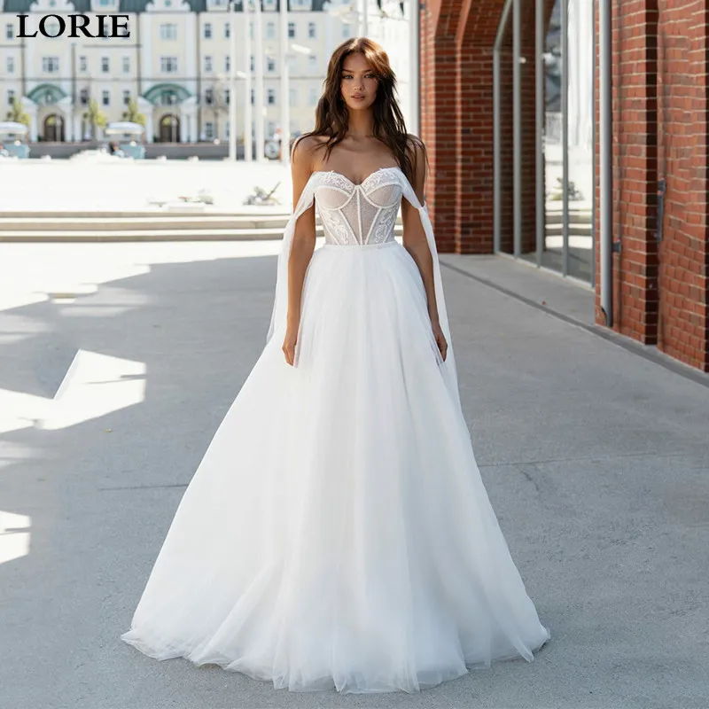 LORIE Lace Beach Sweetheart Neck Wedding Dresses A Line Bow Straps VintageWedding Gown Beach Sweetheart Wedding Gowns 2023
LORIE Lace Beach Sweetheart Neck Wedding Dresses A Line Bow Straps VintageWedding Gown Beach Sweetheart Wedding Gowns 2023