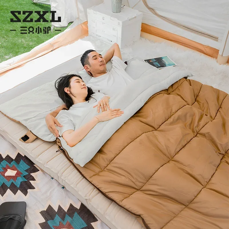 Double Three-person Outdoor Camping Sleeping Bag in Winter Thickened Cold Protection for Adults and Couples Portable Warm Quilt
Double Three-person Outdoor Camping Sleeping Bag in Winter Thickened Cold Protection for Adults and Couples Portable Warm Quilt