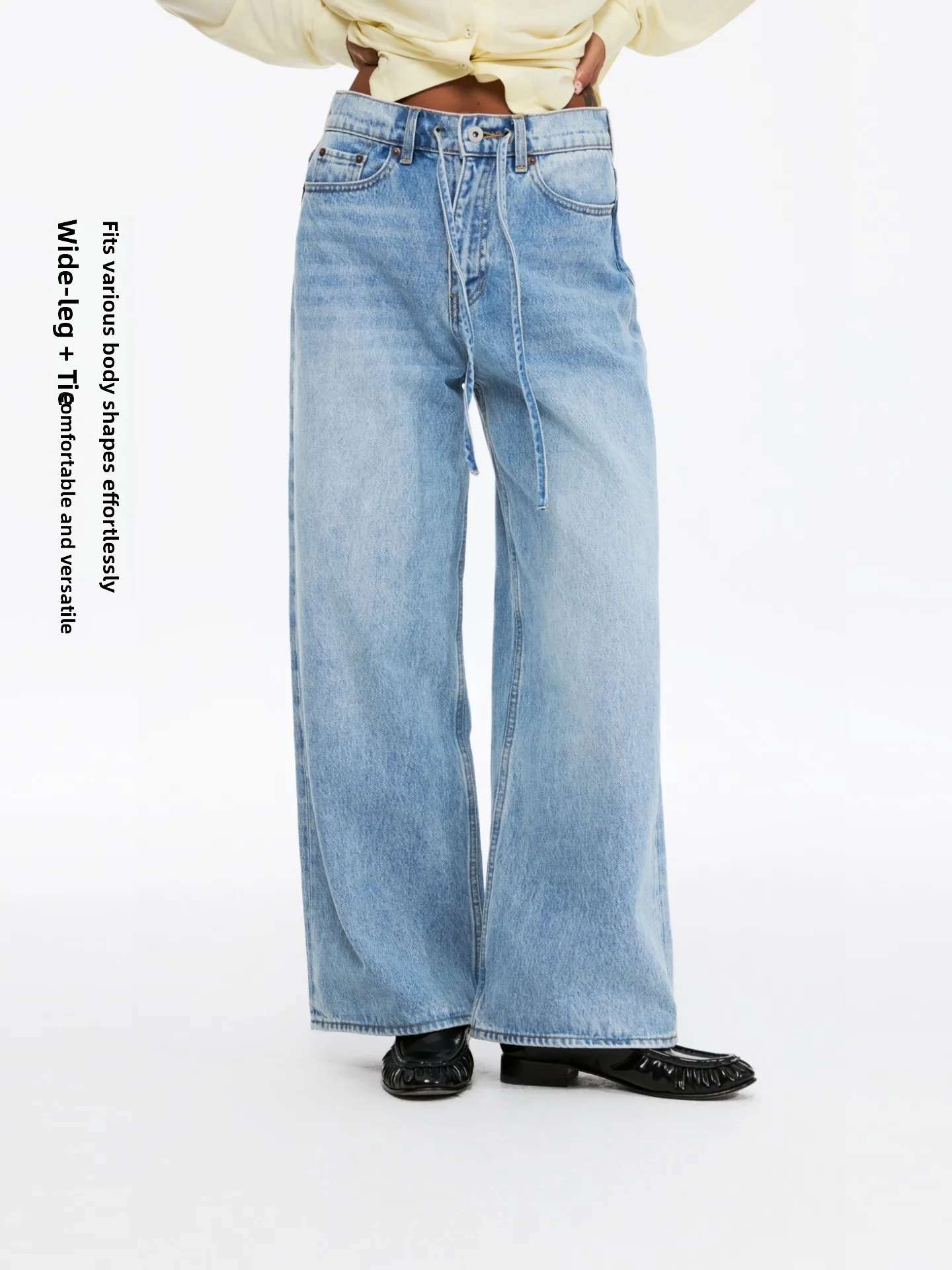 Женские джинсовые брюки Oneup из хлопка, свободные, прямые, широкие, повседневные, с поясом, светло-голубые, осенние, для поездок на работу, теплые
Женские джинсовые брюки Oneup из хлопка, свободные, прямые, широкие, повседневные, с поясом, светло-голубые, осенние, для поездок на работу, теплые