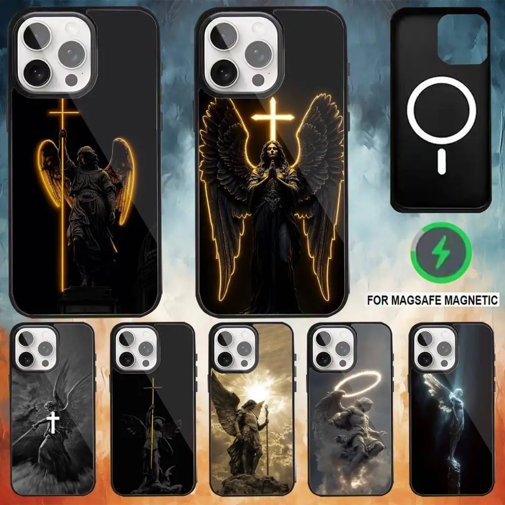 Archangel Michael Cross Phone Case For iPhone17,16,15,14,13,12,11 Plus,Pro Max Magnetic For Magsafe Wireless Charging
Archangel Michael Cross Phone Case For iPhone17,16,15,14,13,12,11 Plus,Pro Max Magnetic For Magsafe Wireless Charging