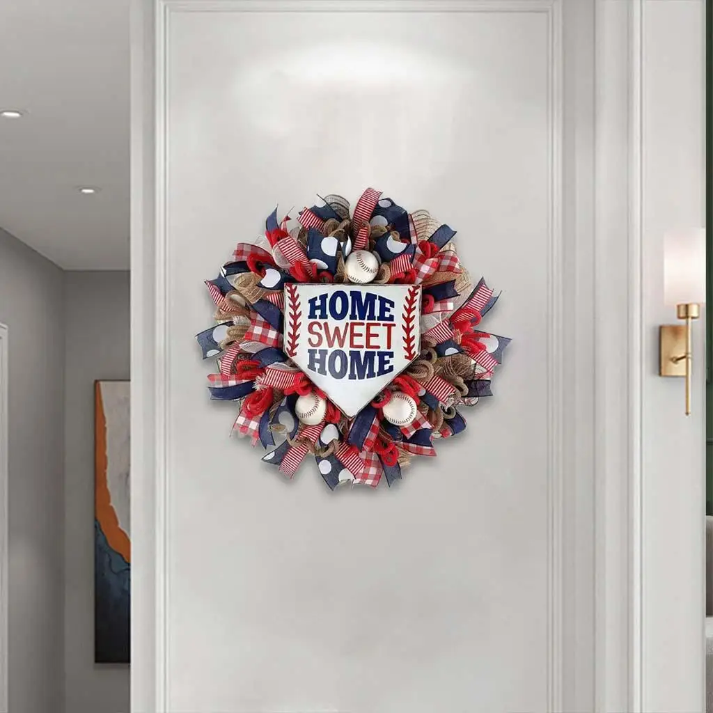 Handmade Floral Garland Artificial Flower Wreath Door Sign American Patriotic Decor for Indoor Outdoor Memorial Day
Handmade Floral Garland Artificial Flower Wreath Door Sign American Patriotic Decor for Indoor Outdoor Memorial Day