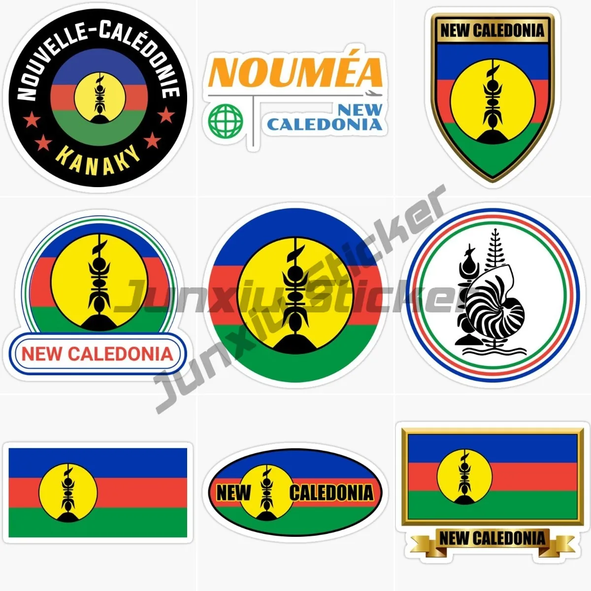 New Caledonia National Flag, Emblem, Car Sticker, High-quality Vinyl Waterproof Sticker, Self-adhesive Material Decor Decals
New Caledonia National Flag, Emblem, Car Sticker, High-quality Vinyl Waterproof Sticker, Self-adhesive Material Decor Decals