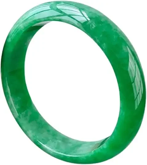 Natural Jade Bangle Bracelet,for Women,Jadeite Grade A Green,Ice Good Luck Bracelet for Wife
Natural Jade Bangle Bracelet,for Women,Jadeite Grade A Green,Ice Good Luck Bracelet for Wife