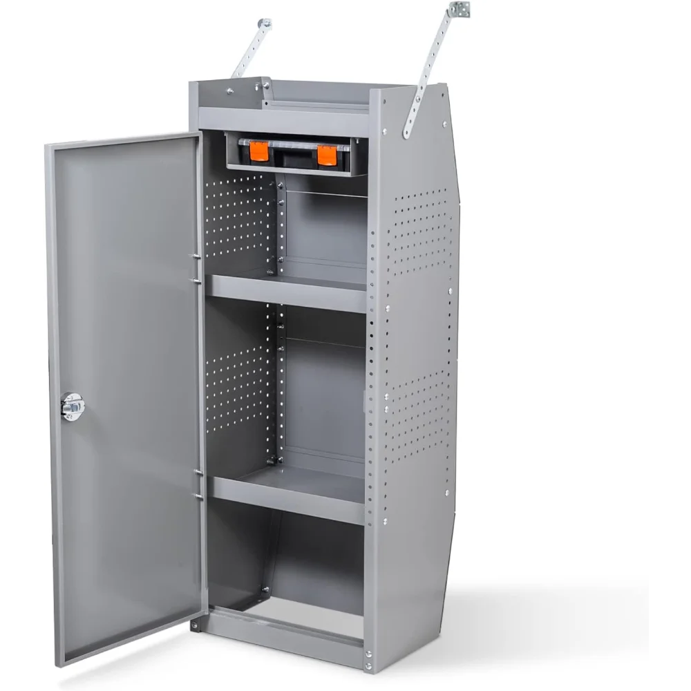 Steel Van Storage Cabinet 46'' Locking Tool with Shelves, Lockable Grey Welded Fits for Full-Size Carg
Steel Van Storage Cabinet 46'' Locking Tool with Shelves, Lockable Grey Welded Fits for Full-Size Carg