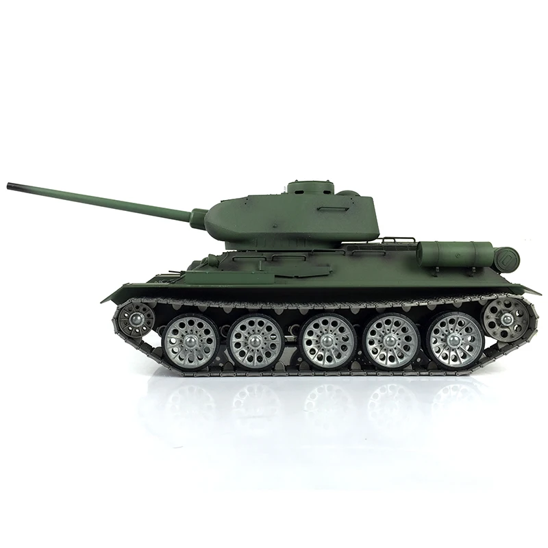 1/16 Henglong RC Tank T34-85 7.0 Soviet 3909 360°Turret Metal Wheels Barrel Recoil RTR Remote Control Military Model
1/16 Henglong RC Tank T34-85 7.0 Soviet 3909 360°Turret Metal Wheels Barrel Recoil RTR Remote Control Military Model