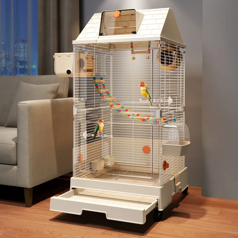 Lovebird Bird Cages Accessories Quail Pigeon Indoor Iron Bird Cages Outside Hammock Stainless Jaula Para Canarios Bird Supplies
Lovebird Bird Cages Accessories Quail Pigeon Indoor Iron Bird Cages Outside Hammock Stainless Jaula Para Canarios Bird Supplies